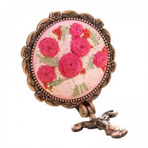 Wholesale Handmade Mirror Decoration Folk Craft Cross-stitch DIY Kits Embroidery Kit 512008