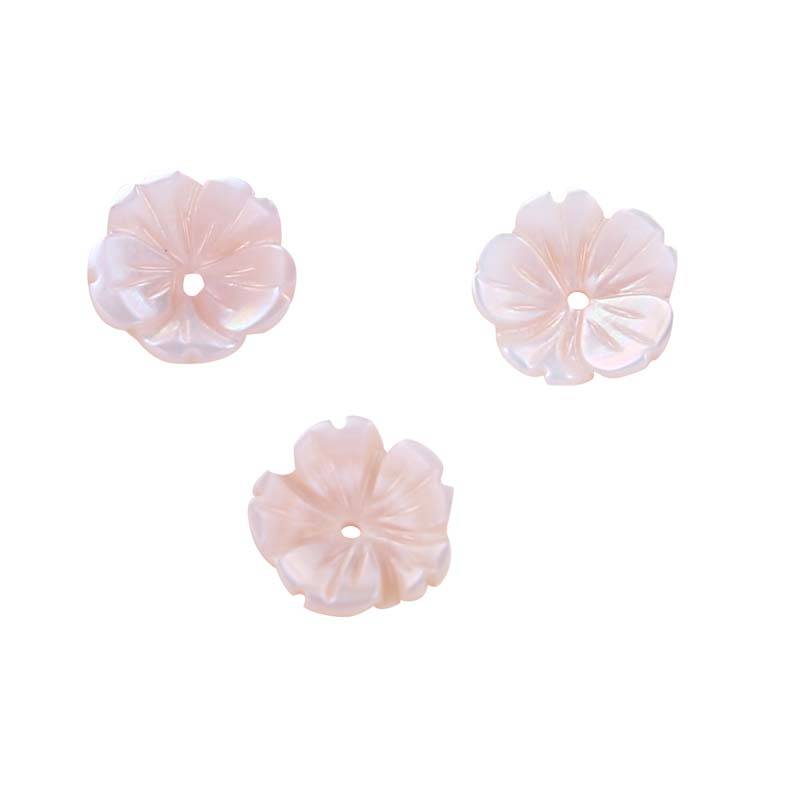 Sea Shell Flower Beads Multi-color Carved 10mm For Jewelry DIY