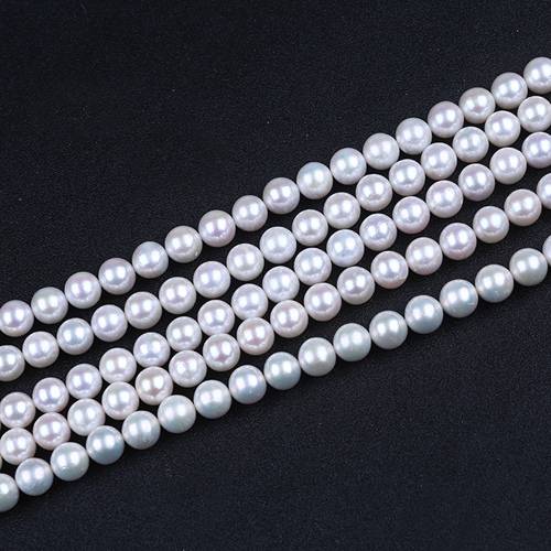 9-12mm Natural Color Nearl Round Edison Pearl Loose Strand