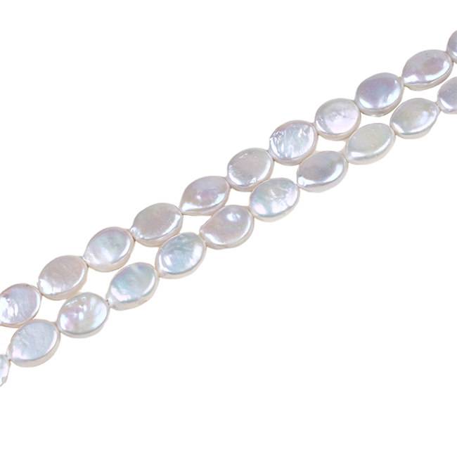 White Color Oval Shape Real Freshwater Pearl Strand Featured Image