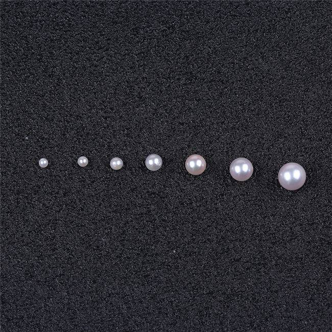 2-7mm Loose Round Saltwater Akoya Pearl AAA High Quality Half Drilled