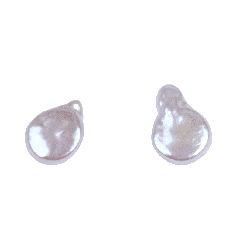 12-13mm Loose AAA Coin Pearl Center Half-drilled Side Half-drilled Or Undrilled
