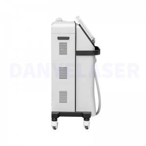 Vertical high power 808 755 1064 mixed waves of professional soprano ice diode laser hair removal DY-DL7