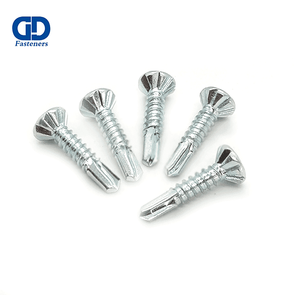 CSK head cushioned tooth antiskid self drilling screw Featured Image