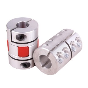 CNC Turning types stainless steel / aluminum flexible coupling for motor