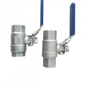 long type SS DIN ball valve with BSP BSPT BV-DIN -01-2N