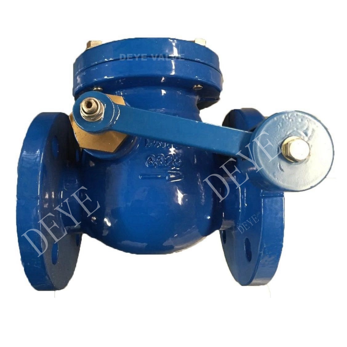 DI flanged swing check valve with lever weight  CV-W-06 Featured Image