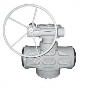 DIN lubricated butt welded plug Valve PV-064-08F