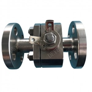 Forged 300LBS stainless steel 2-pc lockable ball valve  (BV-300-01F)