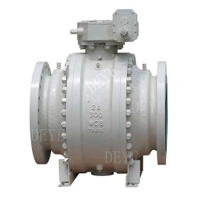 24inch 300LBS carbon steel trunnion Mounted ball valve ( BV-0300-24F)