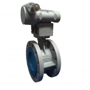triple offset PN64 Butterfly Valve with Flange ends   MBV-0064-10F