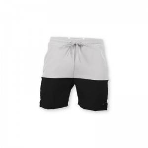 Custom grey hit black design board men swimming trunks breathable beach shorts
