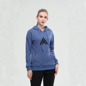 2020 New season Casual Hoodies CVC french terry pullover black blue and royal color Customized for lovers’ wear