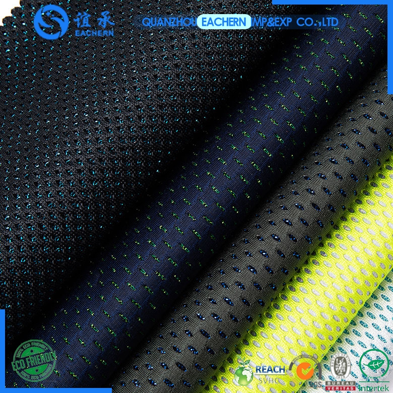 Hans Cheap Wholesale glitter 2 tone  Breathable 100 Polyester Mesh material Featured Image