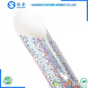 waterproof glitter coating film raindrop artificial leather for making bags