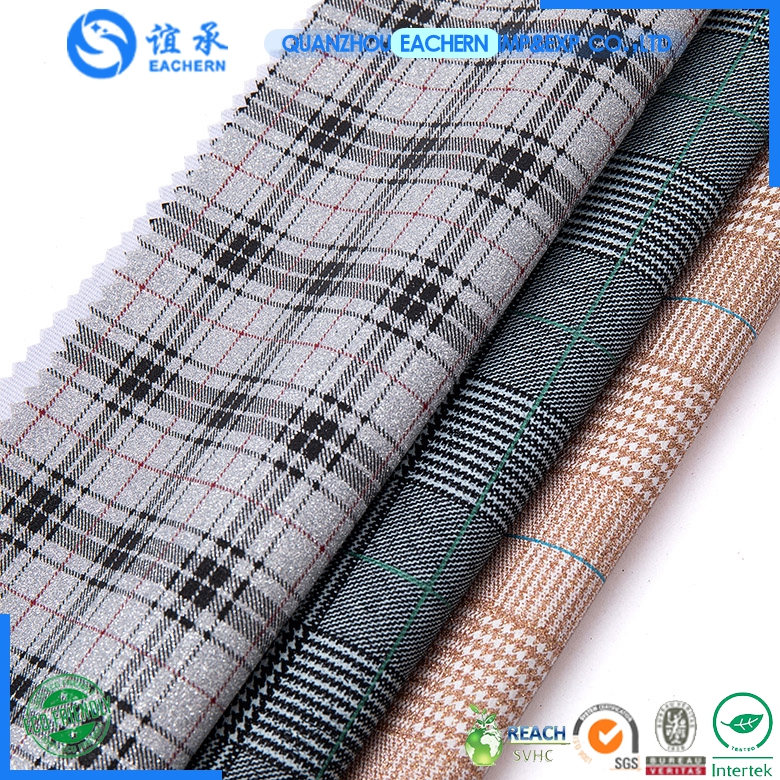 Glitter fabric Grain Faux PU Leather Fabric for Original Leather Productions Featured Image
