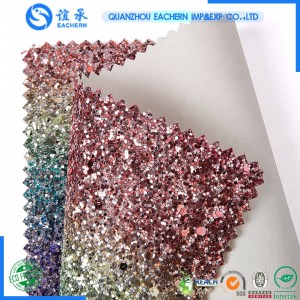 Hot Sale Wholesale Synthetic Glitter Leather Fabric