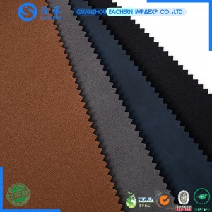 Widely Sale Eco-Friendly Suede Surface Synthetic Artificial Leather PU Yabuck PU Synthetic Leathe Shoes Leather