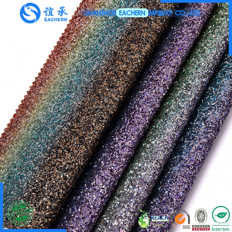 Hot Sale Wholesale Synthetic Glitter Leather Fabric Featured Image