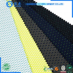 Hans Cheap Wholesale glitter 2 tone  Breathable 100 Polyester Mesh material