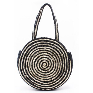 Discount Price Tote Bags Canada - Eccochic Design Round Straw Bag – Eccochic