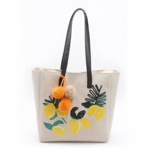 Good Quality Sequins Embroidery Bag - Eccochic Design Sequins Lemon Shoulder Bag – Eccochic