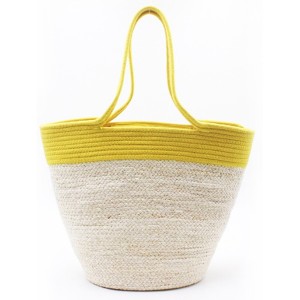 Hot-selling Straw Woven Basket Bag - Eccochic Design Oversized Metallic Stripes Beach Bag – Eccochic