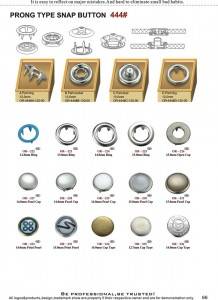 Prong snap button/ prong snap fastener