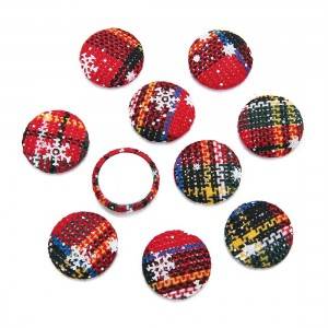 Self cover supply marker ring eyelet mushroom fabric covered shank buttons