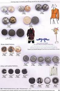 Zinc Alloy/Copper Metal Button