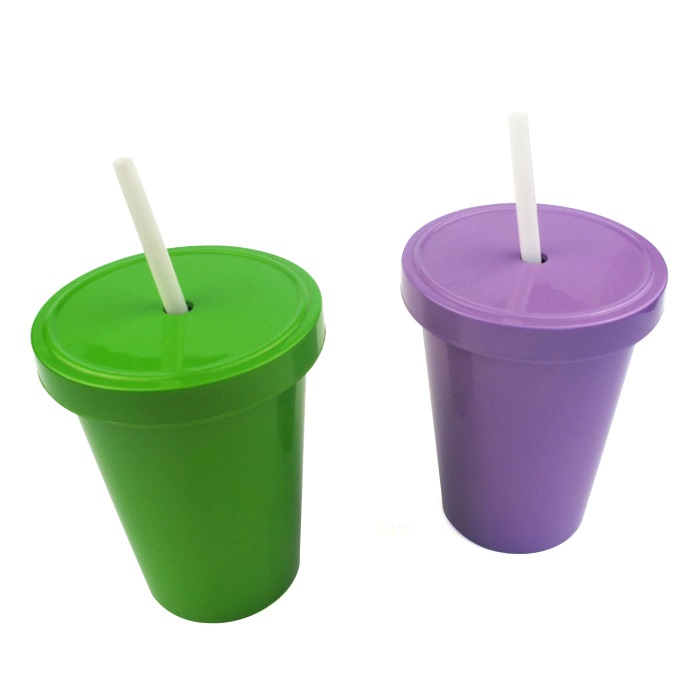 Best selling products custom printed logo biodegradable outdoor portable reusable pla travel sippy cup with lid