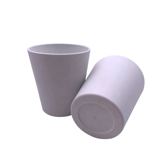 Latest arrival hot sale personalised custom biodegradable eco friendly PLA coffee mug with no handle