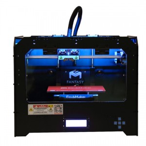 Fantasy II enclosed 3d printer with two extruders
