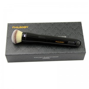 Electric cosmetic foundation makeup brush