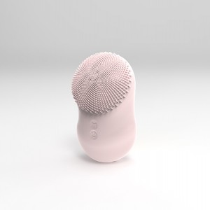 Electric Silicone Waterproof USB Rechargeable Scrub Facial Cleansing Brush