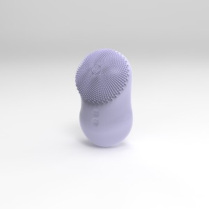 Electric Silicone Waterproof USB Rechargeable Scrub Facial Cleansing Brush