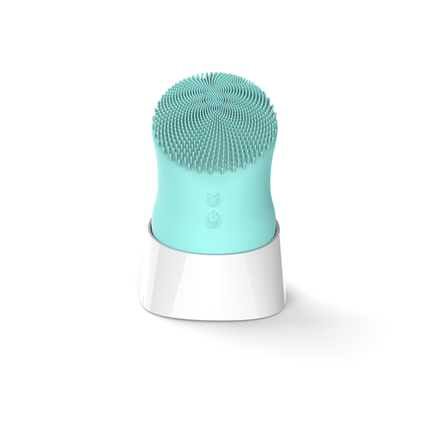 Electric Silicone Waterproof USB Rechargeable Scrub Facial Cleansing Brush Featured Image