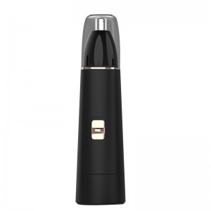Rechargeable Portable Manual Electric Stainless Steel Nose Hair Trimmer