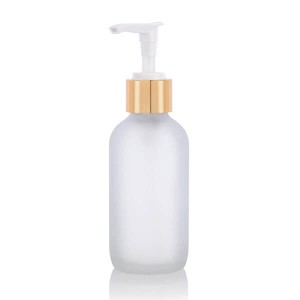 100 Empty Refillable Frosted Glass Pump Bottles Container F r Bath Shower Shampoo Hair-Conditioner Cleanser Makeup Liquids
