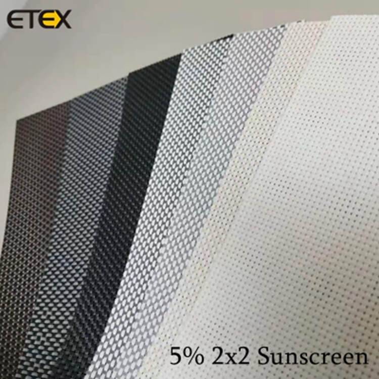 Sunscreen Fabrics detail pictures