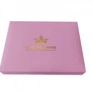 Wholesale Custom printing pink cardboard packaging gift box