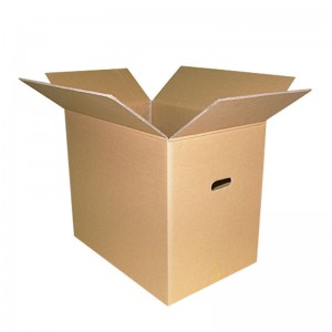 Corrugated Cardboard Storage Box Storage Carton with Handles