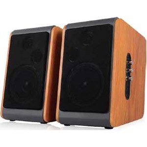 Wooden super bass USB bluetooth 2.0CH stereo audio sound Hi-Fi hifi bookshelf speaker(BT-106)