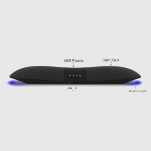 2020 Unique design Multi-function mini soundbar with wireless bluetooth for home latop TV with AUX(SP-617)