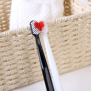 Couple filament soft bristles toothbrush