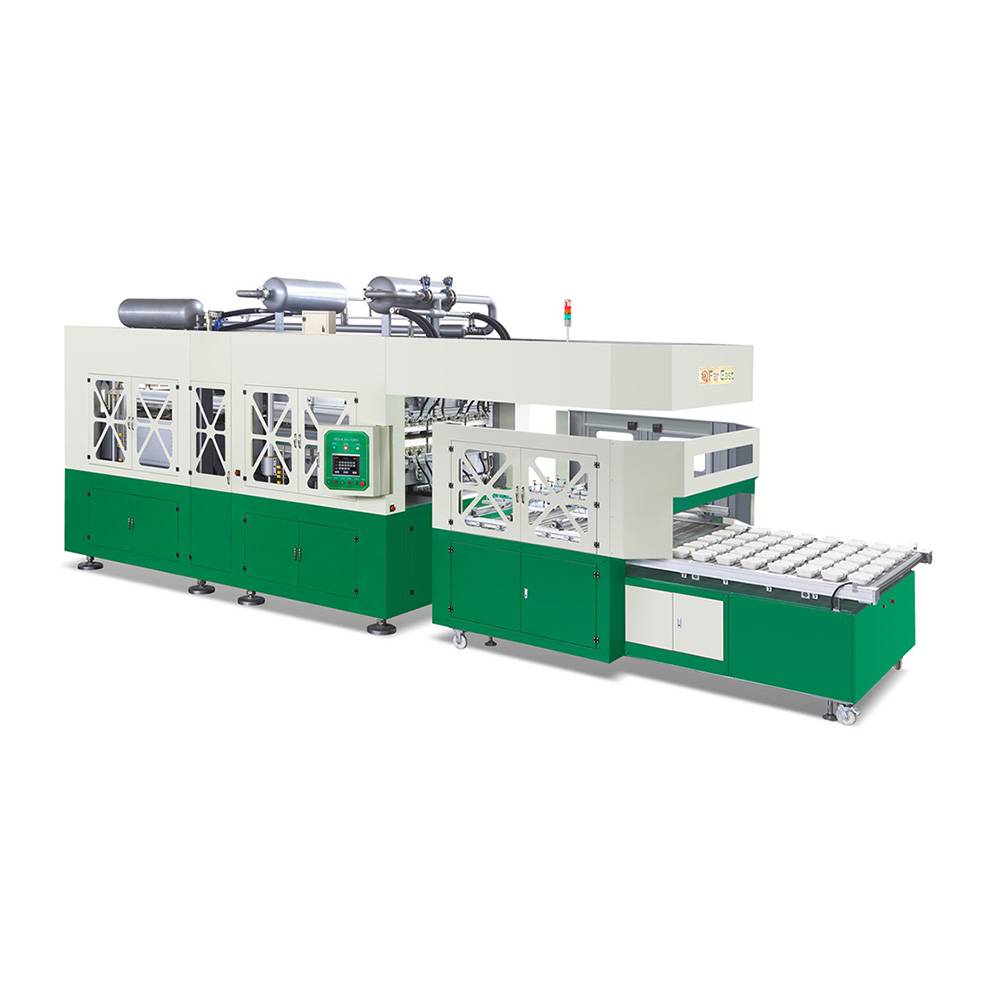 LD-12-1850 Fully Automatic Free Trimming Free Punching Pulp Molded Tableware Machine Featured Image