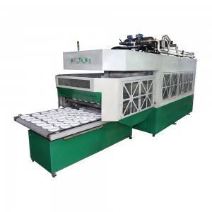 LD-12-1560 Fully Automatic Free Trimming Free Punching Pulp Molded Tableware Machine