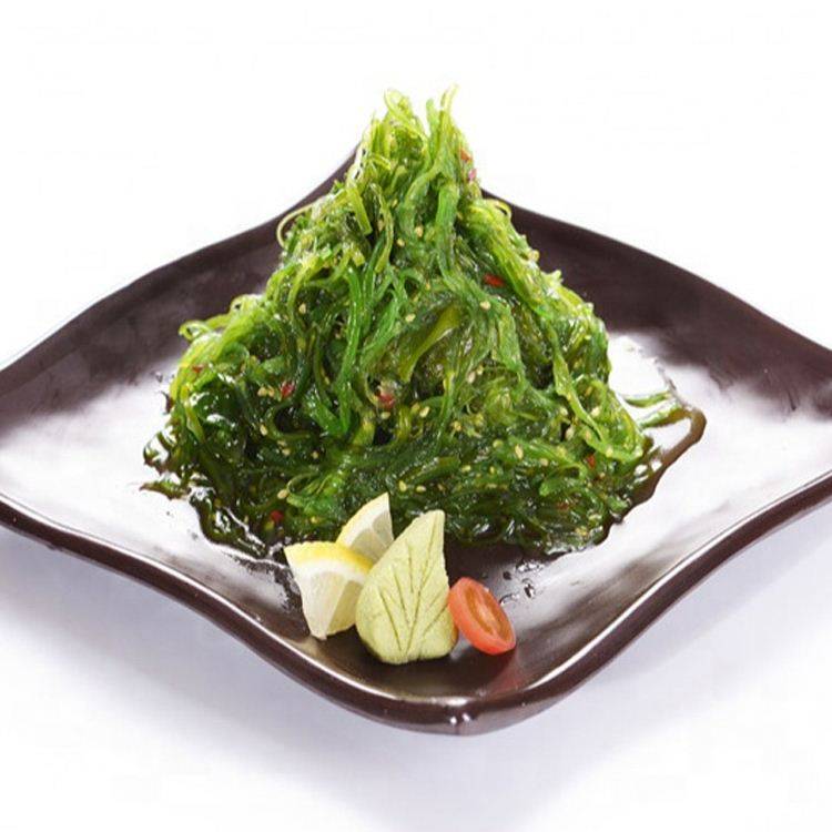 Wholesale seasoned seaweed salad wakame salad Japanese flavor hiyashi Frozen food wakame salad seaweed wakame