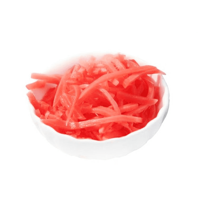 fresh style shredded red ginger from chinese supplier