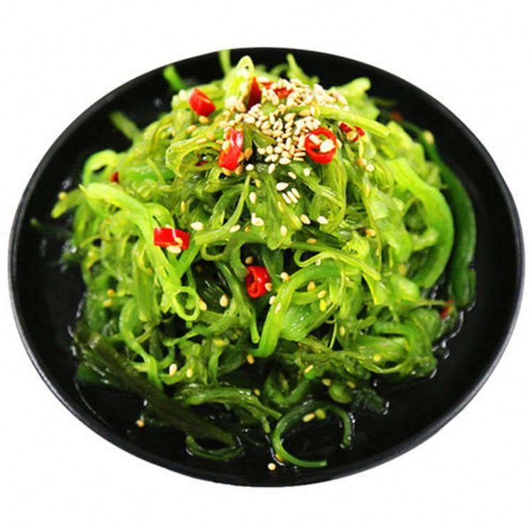 Natural Dried wakame Seaweed for soup in plastic bag